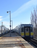 The 8704 heads away from Babylon Station